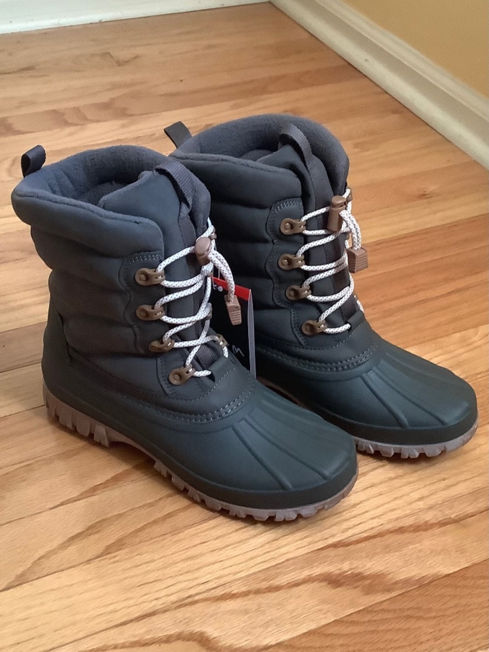 Cougar Waterproof Insulated Winter Boots - Cardiff Olive SZ 10